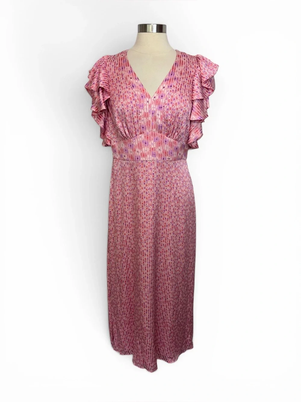 KATE SPADE COLLECTION Poppy Field Devore‎ Maxi Dress, Size 8, NWOT ($598)